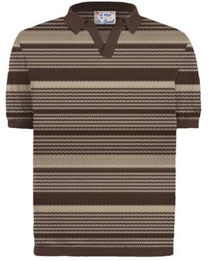 MC2 Saint Barth V-Neck Knitwear - Brown