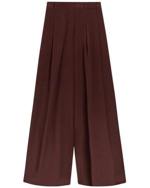 Momoní Wide Trousers - Marrone