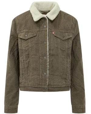 Levi's Faux Fur & Shearling Jackets - Verde