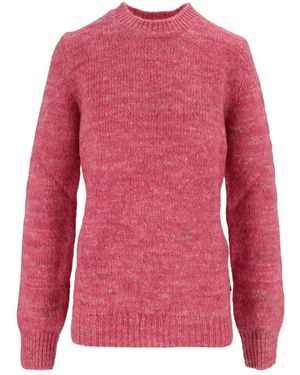 K-Way Truien & Vesten ,Rood ,Valery Knitted Pullover Met Knopen - Roze