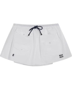 Miu Miu Short Skirts - Blanco