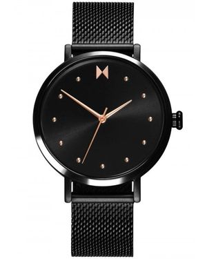 MVMT Armbanduhr dot schwarz edelstahl
