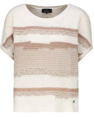 Monari Short-Sleeve Pullover 410442 - Naturel