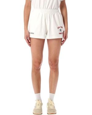 Sporty & Rich Short Shorts - Blanc