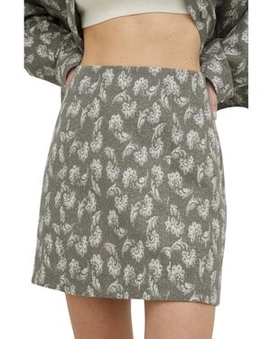 Samsøe & Samsøe Rokken ,Grijs ,Katoen Pencil Skirt