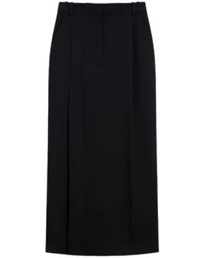 Givenchy Slashed Midi Rock - Schwarz