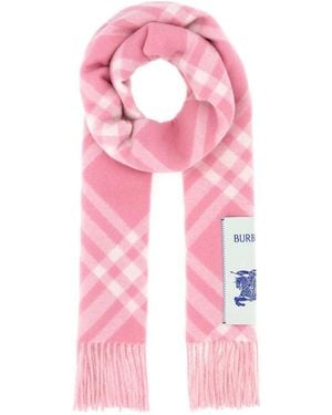 Burberry Winter Scarves - Pink