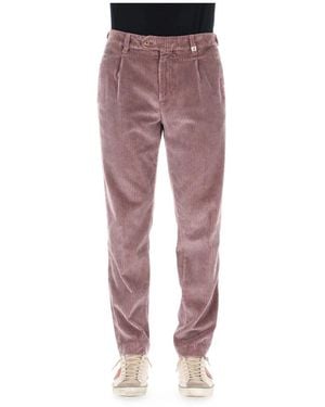 Myths Slim-Fit Trousers - Purple
