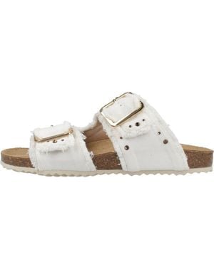 Geox Modische Sliders Für Frauen - Weiß