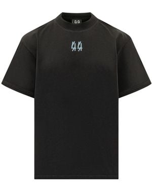44 Label Group Tops ,Zwart ,Standard Tee