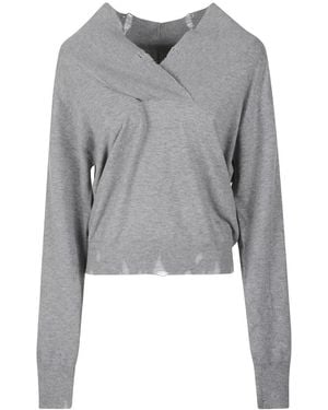 Stella McCartney V-Neck Knitwear - Grey