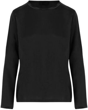 F.it Stretch Silk Pullover - Schwarz
