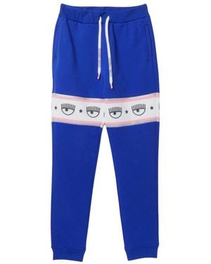 Chiara Ferragni Joggers - Blue
