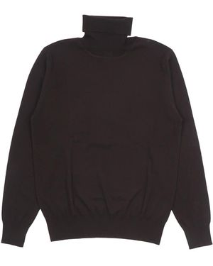 Aspesi Rollkragenpullover - Schwarz