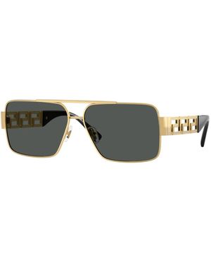 Versace Accessoires ,Geel ,Ve 2290 Zonnebril