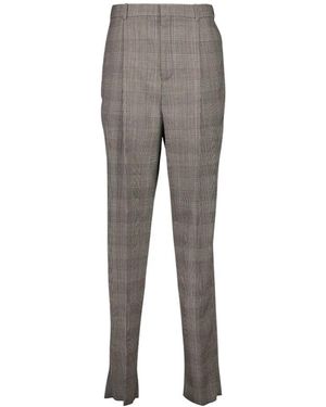 Saint Laurent Slim-Fit Trousers - Grey