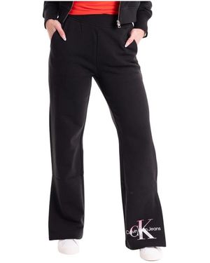 Calvin Klein Pantaloni Diffused Monologo - Blauw