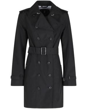 Save The Duck Jassen ,Zwart ,Leer Audrey Trench Coat