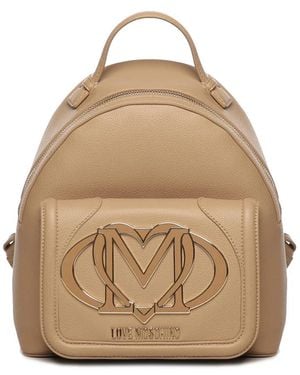 Love Moschino Backpacks - Natural