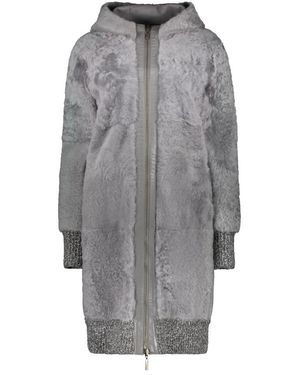 Lorena Antoniazzi Single-Breasted Coats - Grijs