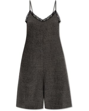 R13 Playsuits - Black
