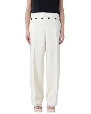 BOSS Wide Trousers - Blanco