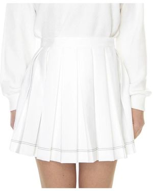 Lacoste Rokken ,Wit ,Katoen Short Skirt