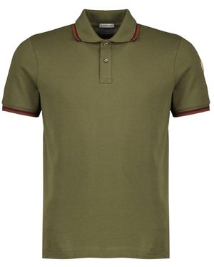 Moncler Polo Shirts - Green