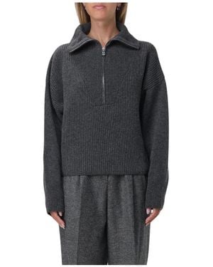 Pinko V-Neck Knitwear - Nero