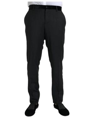 Dolce & Gabbana Suit Trousers - Black