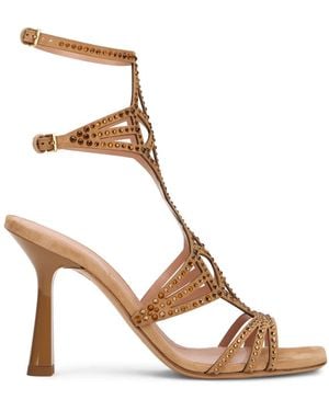Alberta Ferretti Elegante Sandalen - Mettallic