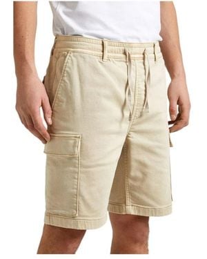 Pepe Jeans Casual Shorts - Natural