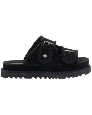 Warmbat Schoenen ,Zwart ,Suède Dysart Slider