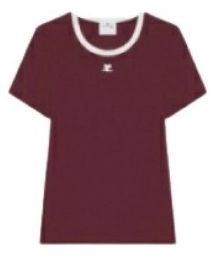 Courreges Stilvolle T-Shirts Und Polos - Lila
