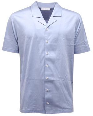Gran Sasso Short Sleeve Shirts - Blue