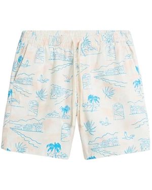 Vans Korte Broeken ,Blauw ,Katoen Relaxed Elastic Range Shorts