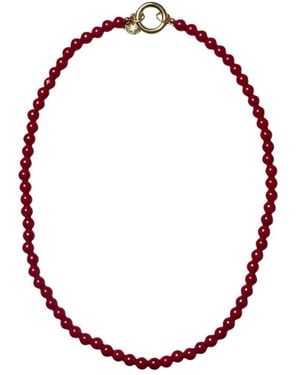 BONNIE STUDIOS Noah Agaat Necklace - Rot