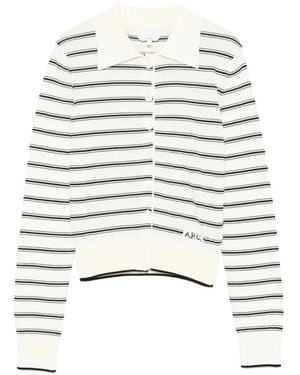 A.P.C. Round-Neck Knitwear - Blanco