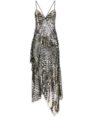 PUCCI Besticktes Tüllkleid - Mettallic