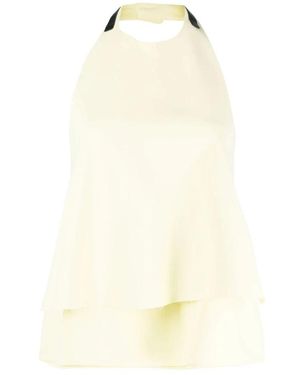 Jil Sander Sleeveless Tops - Natural