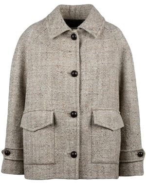 Circolo 1901 Tweed Jackets - Gris