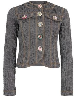 Moschino Denim Jackets - Grey
