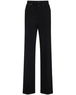 Lemaire Straight Jeans - Negro