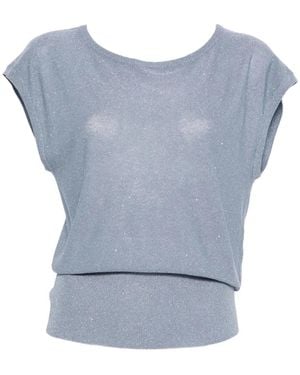 Herno Round-Neck Knitwear - Blue