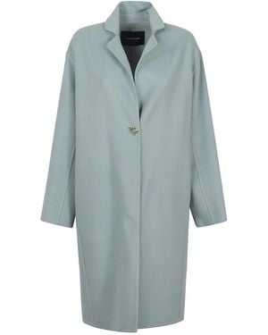 Fabiana Filippi Single-Breasted Coats - Blue