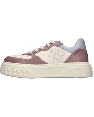 Casadei Off Road Leather Sneakers - Pink