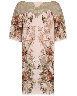 Alberta Ferretti Short Dresses - Natural