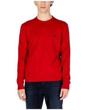 U.S. POLO ASSN. Round-Neck Knitwear - Rojo