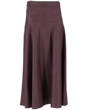 forte_forte Midi Skirts - Morado