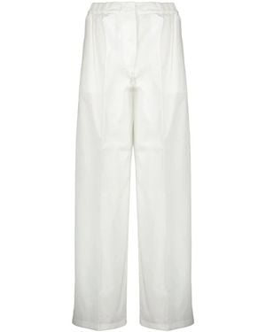 Patou Wide Trousers - Blanco